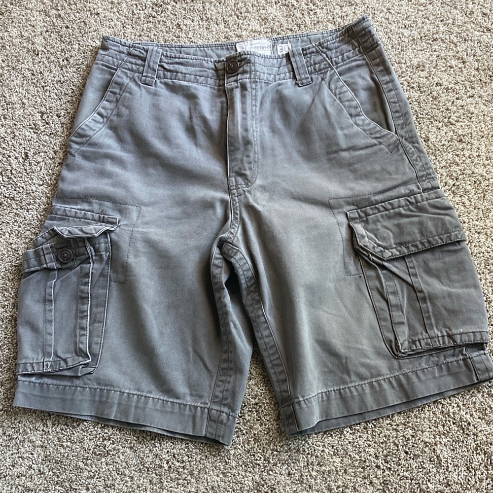 Aeropostale Cargo Shorts Gray size 30